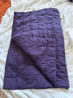 12lb weighted blanket - purple