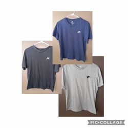 LOT OF 3 MEN’S MEDIUM NIKE T-SHIRTS