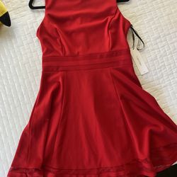 Red Calvin Klein Dress