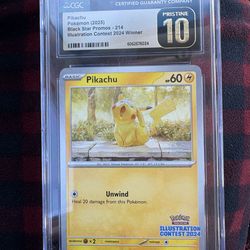 Pikachu Illustation Cover 2024 CGC Pristine 10