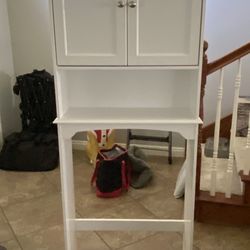 Behind Toilet Storage Cabinet 