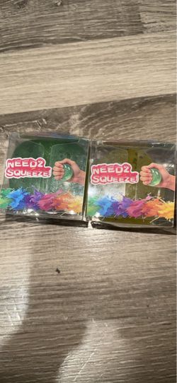 Need2Squeeze Stress Ball Toys – Set of 2 squishy