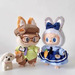 Zootopia Judy & Nick Outfit Set for LABUBU Dolls – Doll Clothes / Costumes