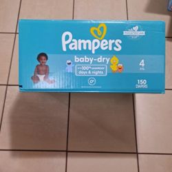 Pampers Size 4  150 Count