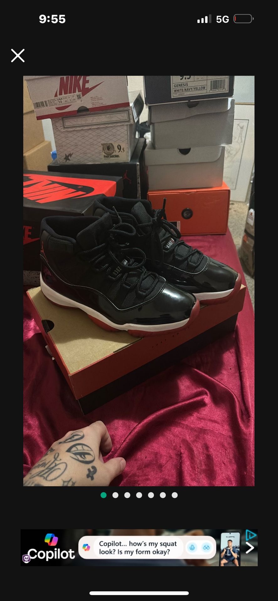 Jordan Retro 11s Bred