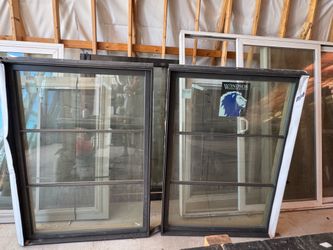 Aluminum clad picture windows 43x60