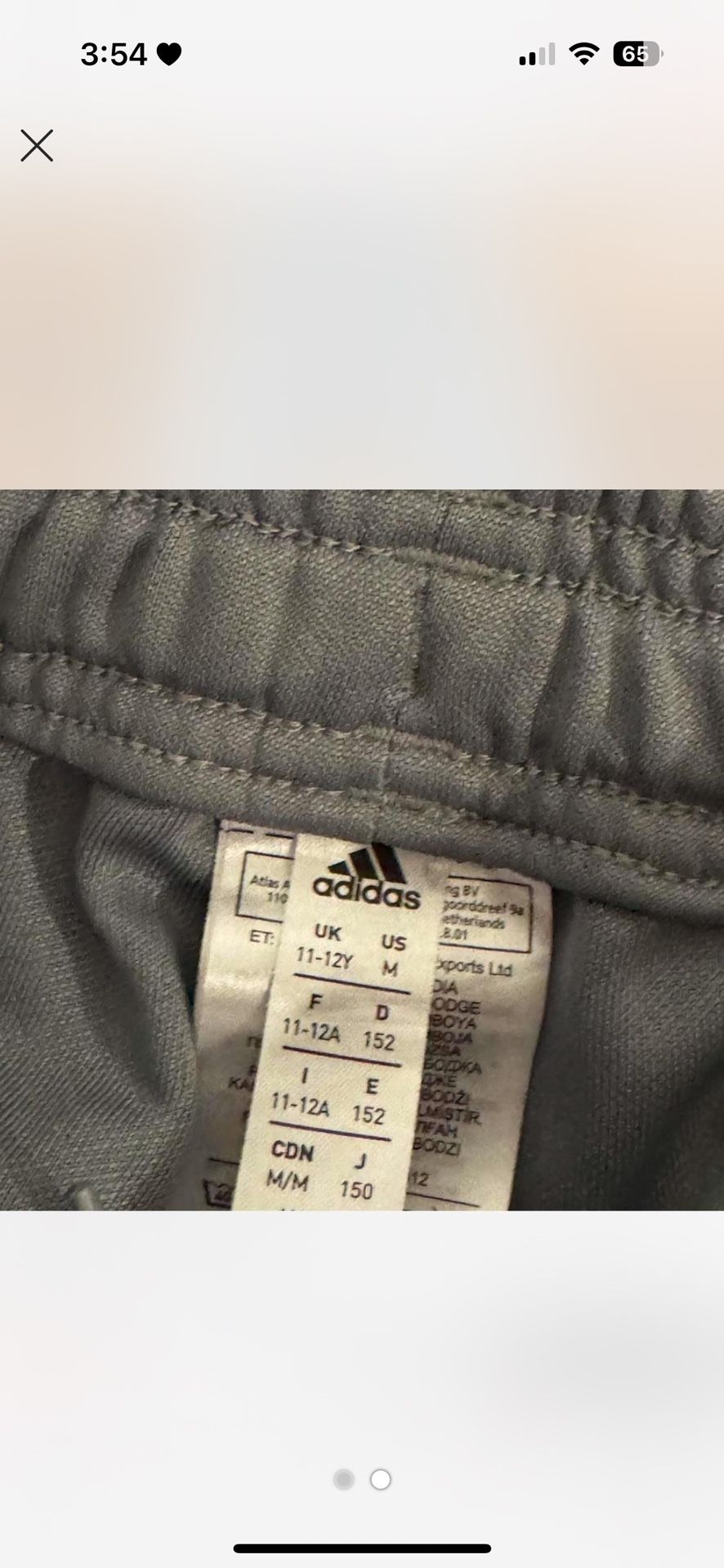 Grey Adidas Pants 