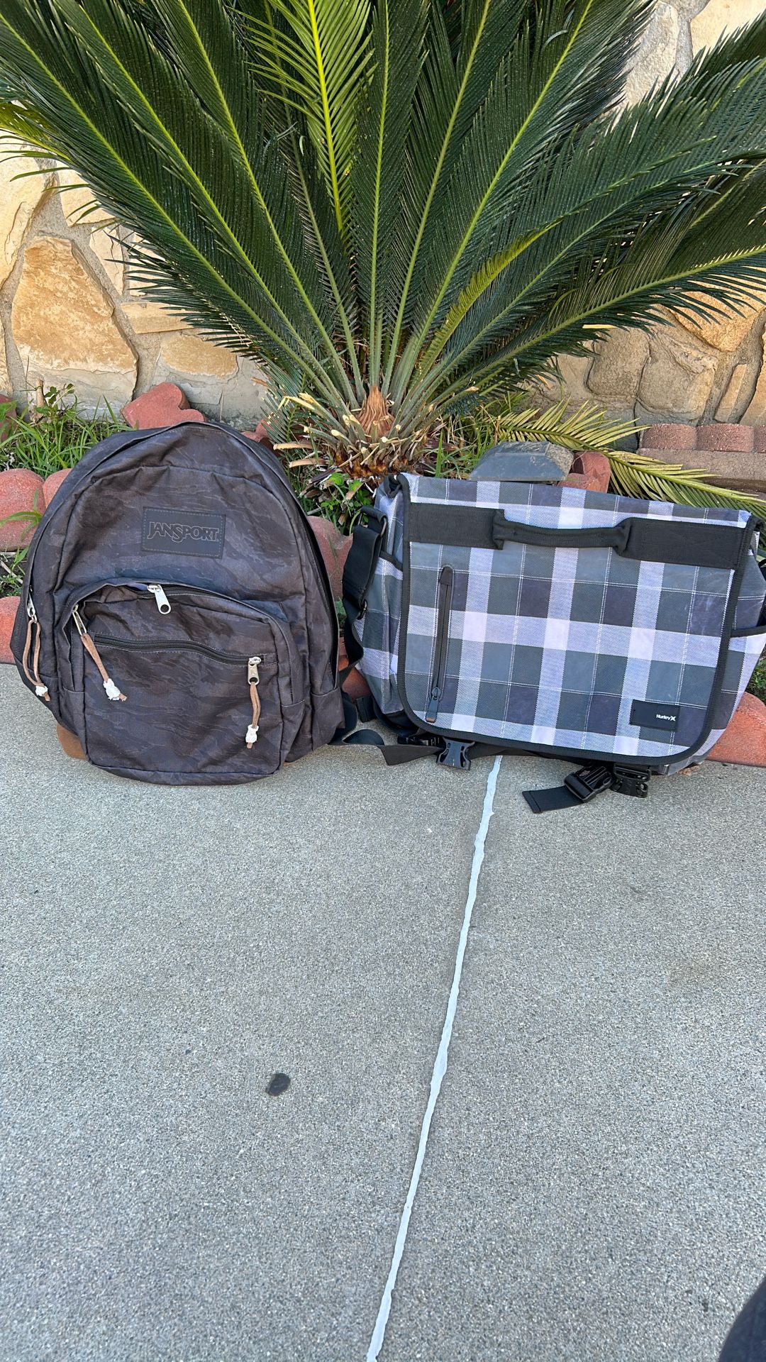 Jansport And Hurley Backpack And Bag