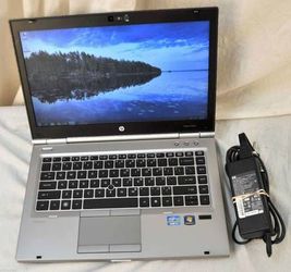 Hp elite i5 laptop (2520m cpu)@2.9ghz,4gigs,250hd,Webcam,Bluetooth