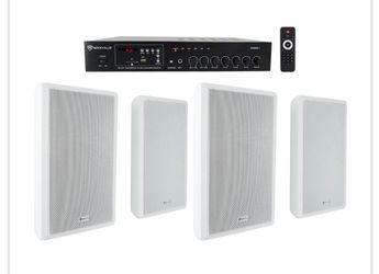 Rockville Commercial Amplifier With Free Speakers