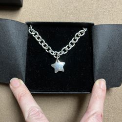 .925 Sterling Silver Star Necklace