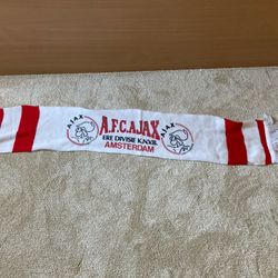 Vintage AFC Ahax Amsterdam Scarf 53 x 9”