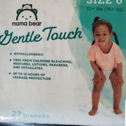 Diapers size 6, 27 Pieces 