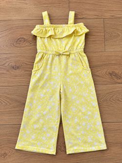 Limited Too Girls’ Floral Jumpsuit – Size 3T