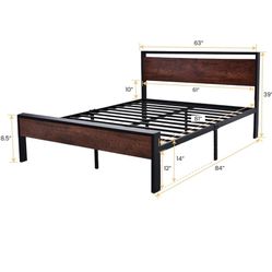 Full Size Platform Bed