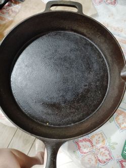 MAINSTAYS cast iron 12 inch, $15.00