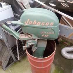 Vintage Johnson Seahorse 10Hp Motor