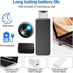 new 64GB USB Camera,1080P Mini Camera Security Camera with FHD Video, SD Card Storage,Surveillance Camera  About this item  1080P Camera：This camera p