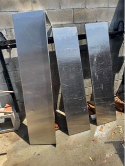 Stainless steel wall mount shelves