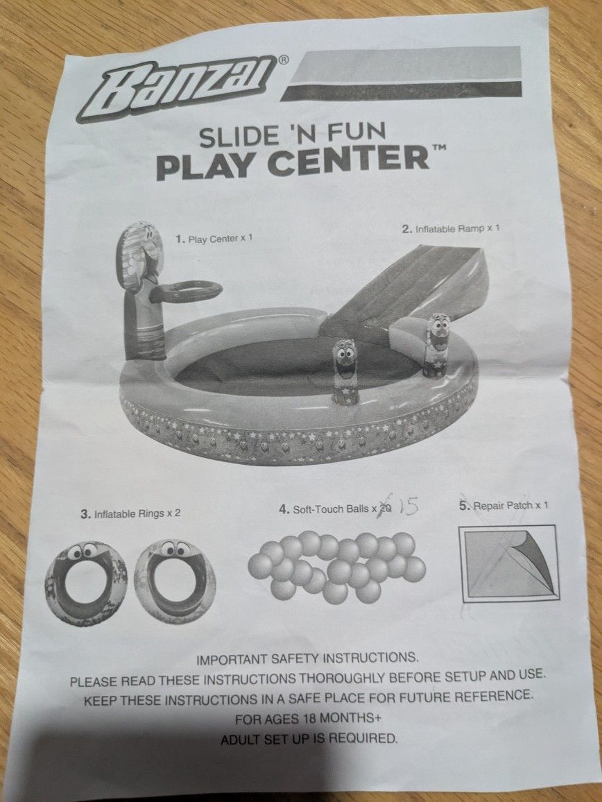 Play Center- Slide & Fun