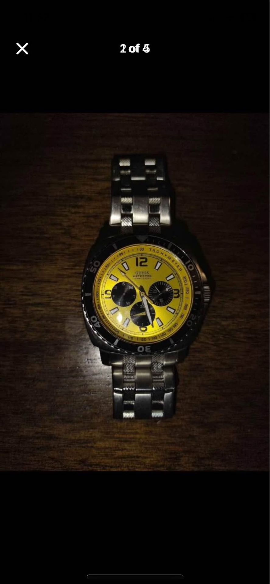 Guess Yellow Dial