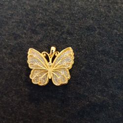 Silver 9.25 Butterfly Pendant 