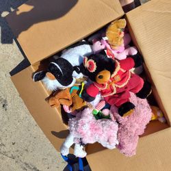 Huge Box Of New Stuffed Animals 