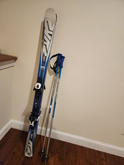K2 Konic Skis With Poles.