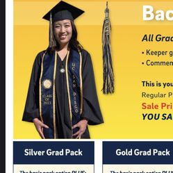 Graduation Cap And Gown - UC San Diego