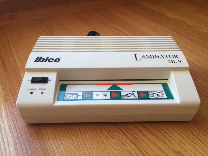 Ibico ml9 laminator letter size