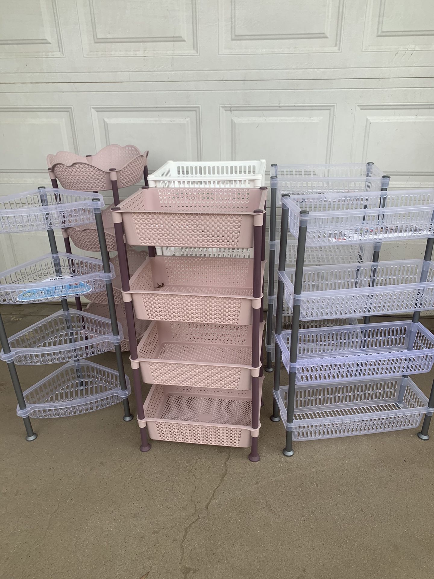 4 tier shelves used in narrow spaces suitable for home bathroom kitchen bedroom laundry dorm garage office