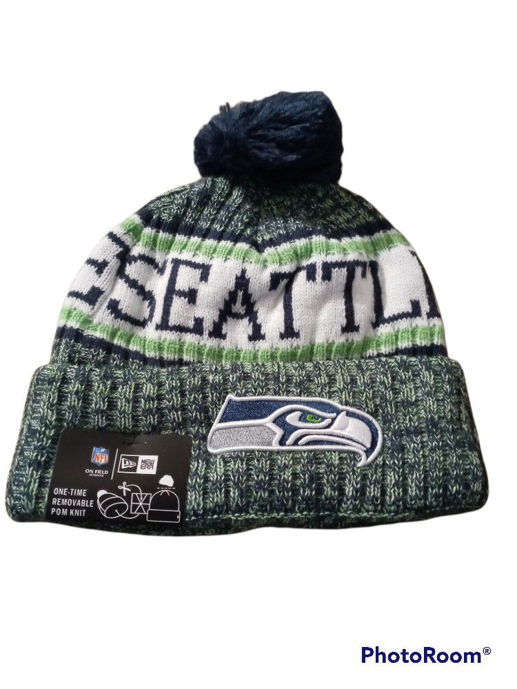 Seattle Seahawks Knit Cap Beanie