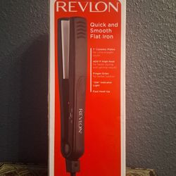 Revlon Essential Straight Flat Iron 1 inch ceramic plates 400F high heat