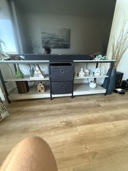 Gray TV Stand