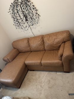 Leather Couch With Chaise
