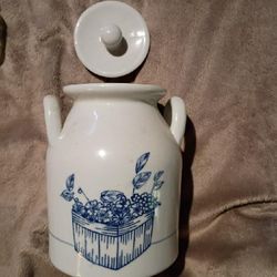 Vintage Sugar And Flower Cannisters
