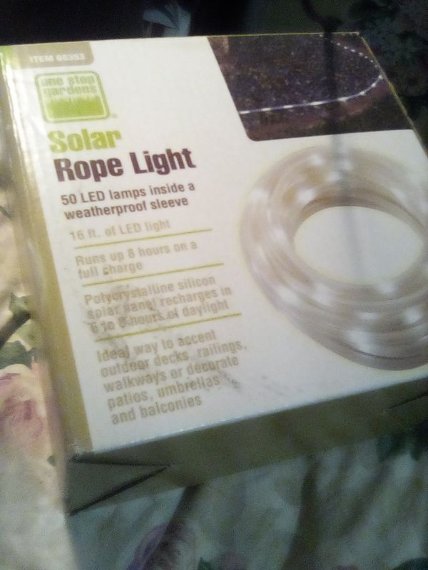 Solar Rope light 22ft for Sale in Bakersfield, CA - OfferUp