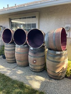 Fresh Napa Valley Wine Barrels Whole And Half’s