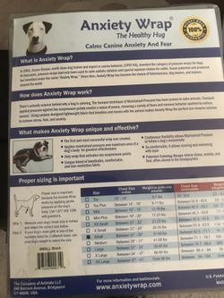 Anxiety Wrap for Small Dog