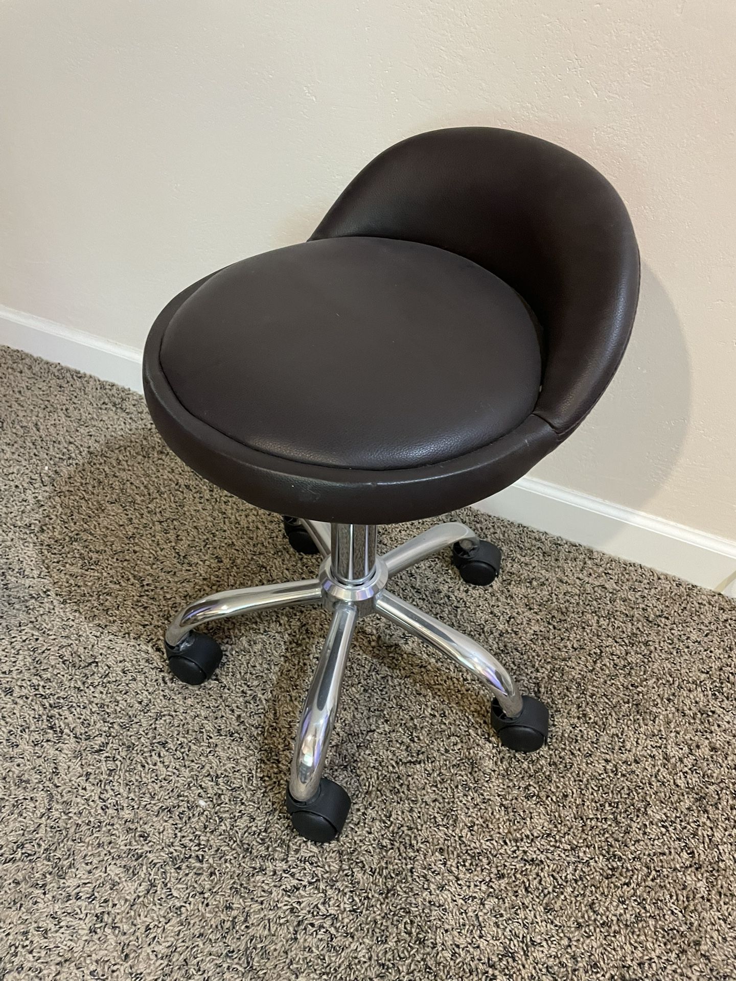 Small Stool With Wheels 