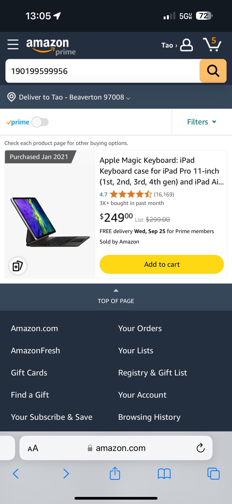 Brand New iPad Magic Keyboard 