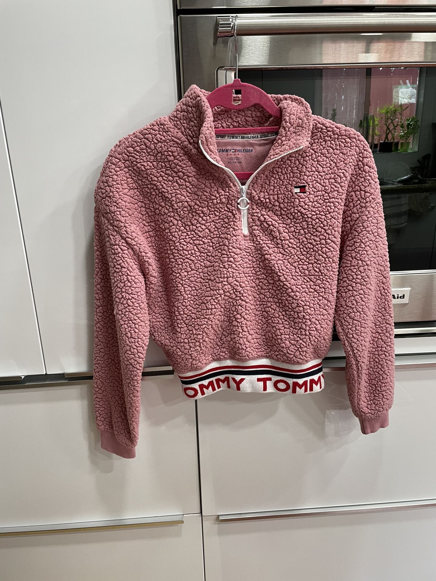Tommy Hilfiger Pink Sherpa Jacket