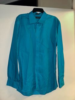 Pierre Cardin Slim Fit Blue Dress Shirt Size XL 17-17½ 34/35