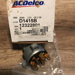 1968 Bel Aire , Biscayne, Camaro, , Caprice, , Chevelle, Switch  D1415B Ignition Switch AC Delco