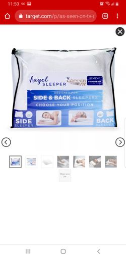 Copper Fit Angel Sleeper Standard Pillow