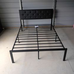 Allewie Full Platform Bed Frame ( Free Delivery If Needed)