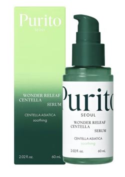 PURITO Centella Serum, for All Skin Types, Soothing, Calming, Facial Serum for face, Vegan & Cruelty-Free, Skin Care, 60ml 2fl.oz