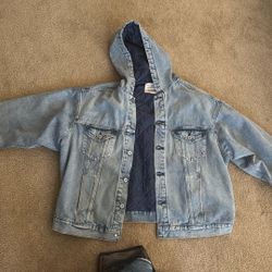 LEVIS DENIM HOODED JACKET 