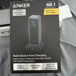 Anker Prime Power Bank With Charging Base