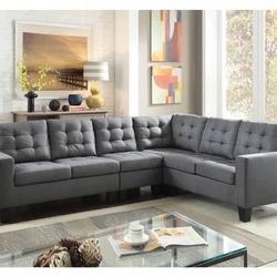 Brand New Earsom  Grey Sectional